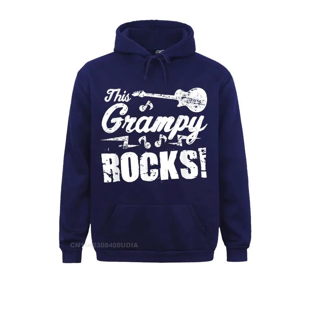 2021 Discount Men Sweatshirts Mens This Grampy Rocks - Guitar Rock and Roll Funny Gift Tee__B11760 Slim Fit Hoodies Summer Clothes Long Sleeve Mens This Grampy Rocks - Guitar Rock and Roll Funny Gift Tee__B11760navy