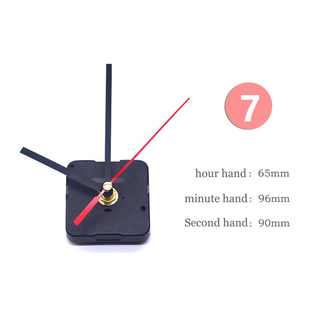DIY Wall Clock Movement Hanging Quartz Watch Silent Clock Mechanism repair Movement Wall Clock Mechanism Parts 7