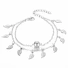 Leaf Anklet Silver