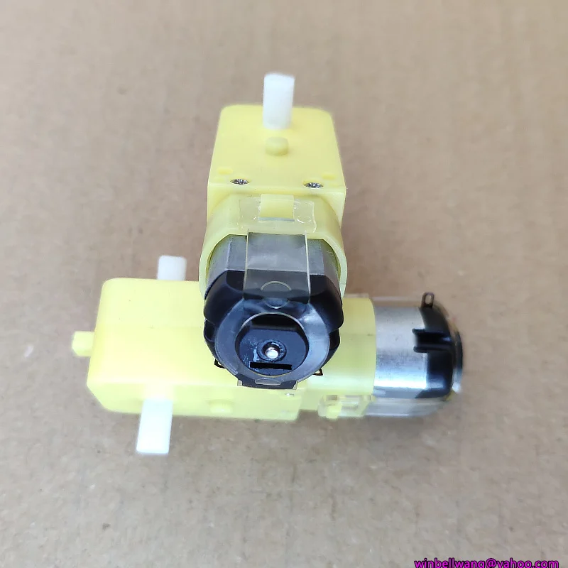 

Brand new double shaft TT gear motor reduction ratio 1:48 3-9V anti-interference EMC 4wheels drive car motor toy motor ~