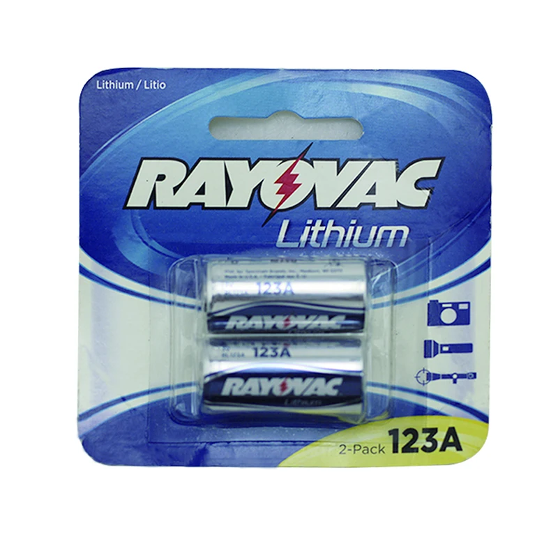 4 шт. Оригинал 123A CR123A 3V 17335 2/3AA RL123A батарея для RAYOVAC Сделано в США|Батарейки| |