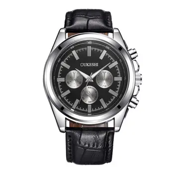 

Relojes Para Hombre Fashion Men Watches Brand Luxury Watch Men Black Leather Strap Wristwatch For Men Quartz Sport Male Clock