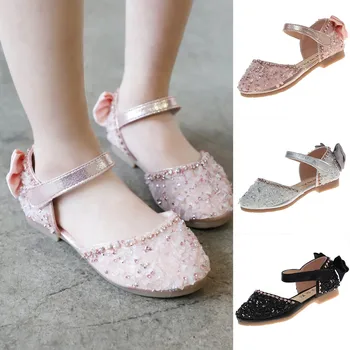 

Kids Shoes girls Children Infant Kids Baby Girls Bowknot Crystal Princess Sandals Casual Shoes zapatos niña детская обувь