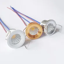 AC220V 230V 240V светодиодный мини потолочный светодиодный прожектор лампа освещения с регулируемой яркостью 3W мини светодиодный светильник, белый, золотой, серебряный, Minidownlight 1 шт