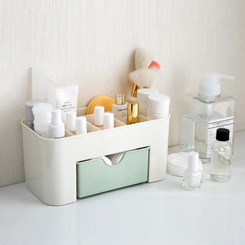 

Household Desktop Cosmetics Storage Box Desktop Plastic Storage Boxes Home Multi-function Plastic Jewelry Storage Boxes