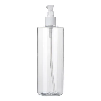 

3pcs 500ml Empty Bottle Transparent Simple Storage Bottle for Foam Emulsion Hand Washing (Bottle Color Transparent Pump Head Col