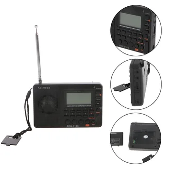 

Digital Tuning LCD Receiver TF MP3 REC Player Portable AM FM SW Full Band Radio
