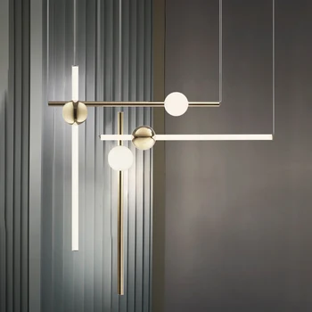 

Post-modern Art Restaurant Pendant Lamp Cosmos Pendant Lights Pendant Nordic Simple Dining Table Bedside Bed Three Round Bar E27