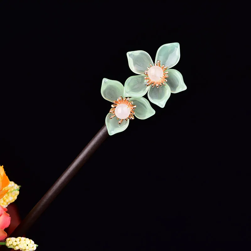 Épingle à Cheveux Chinoise Ancienne En Argent Sterling - Style Renard, Bâton à Cheveux Chanfu, Sans étiquettes