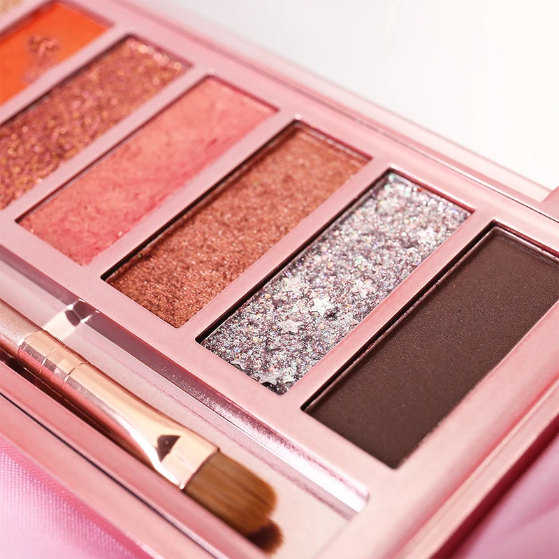 Shimmer Diamond Eyeshadow Pallete водонепроницаемые косметические 10 цветов матовые блестящие тени для макияжа Палитра