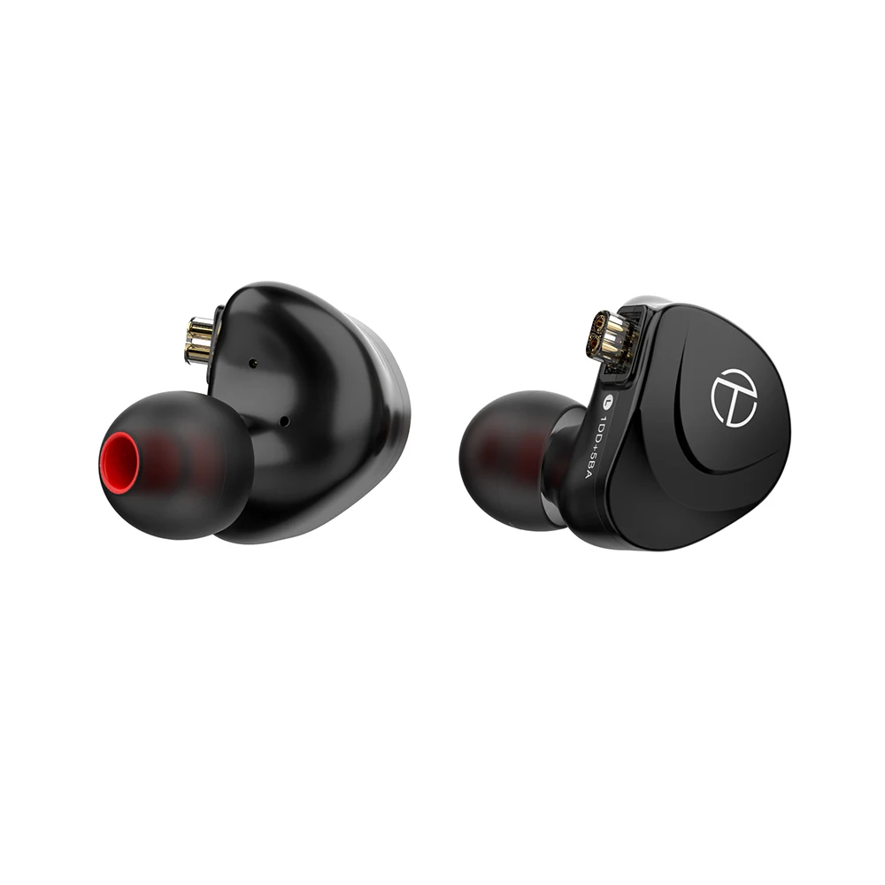 TRN V90S 5BA+1DD Metal Headset Hybrid HIFI Bass