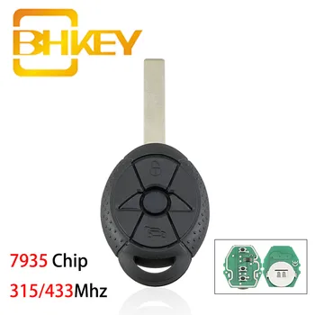 

BHKEY 315/433Mhz Smart Car Key for BMW MiNi Cooper S R50 R53 2005-2007 3 Buttons Car Remote Key 7935 Chip Keyless Entry