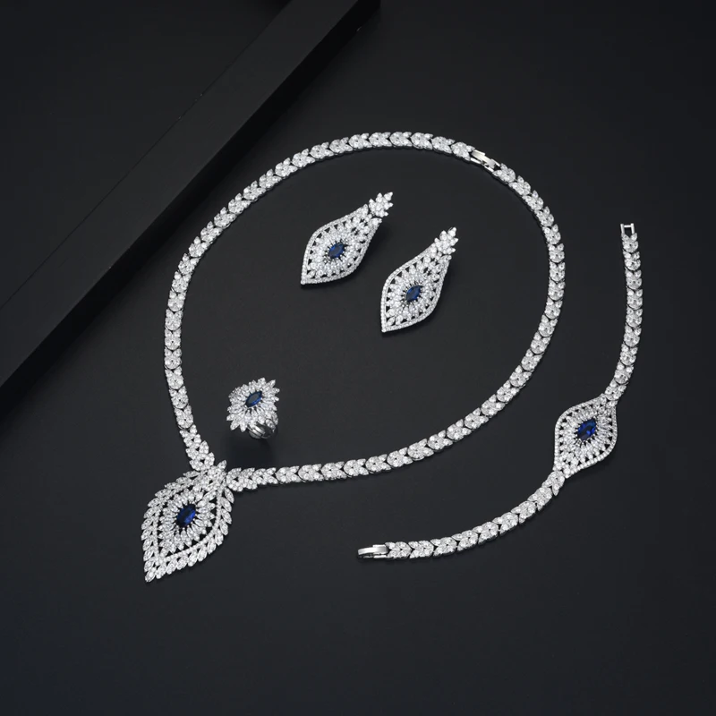  Be 8 mode Bijoux de mariée ensembles feuille Design mariage Bijoux fête accessoires Bijoux Femme en