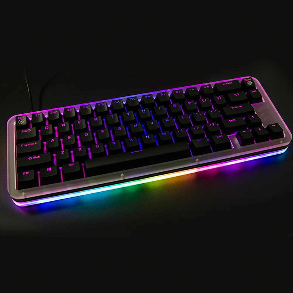 メカニカルキーボード DNA65 アクリル 透明 白 【公式通販】