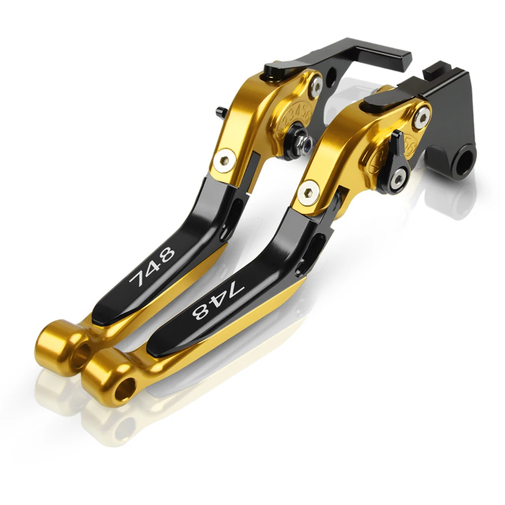 CNC рычаги тормоза мотоцикла сцепления для DUCATI 748 1999-2003 2000 2001 2002 скремблер Регулируемый рычаг складной Мото Аксессуары
