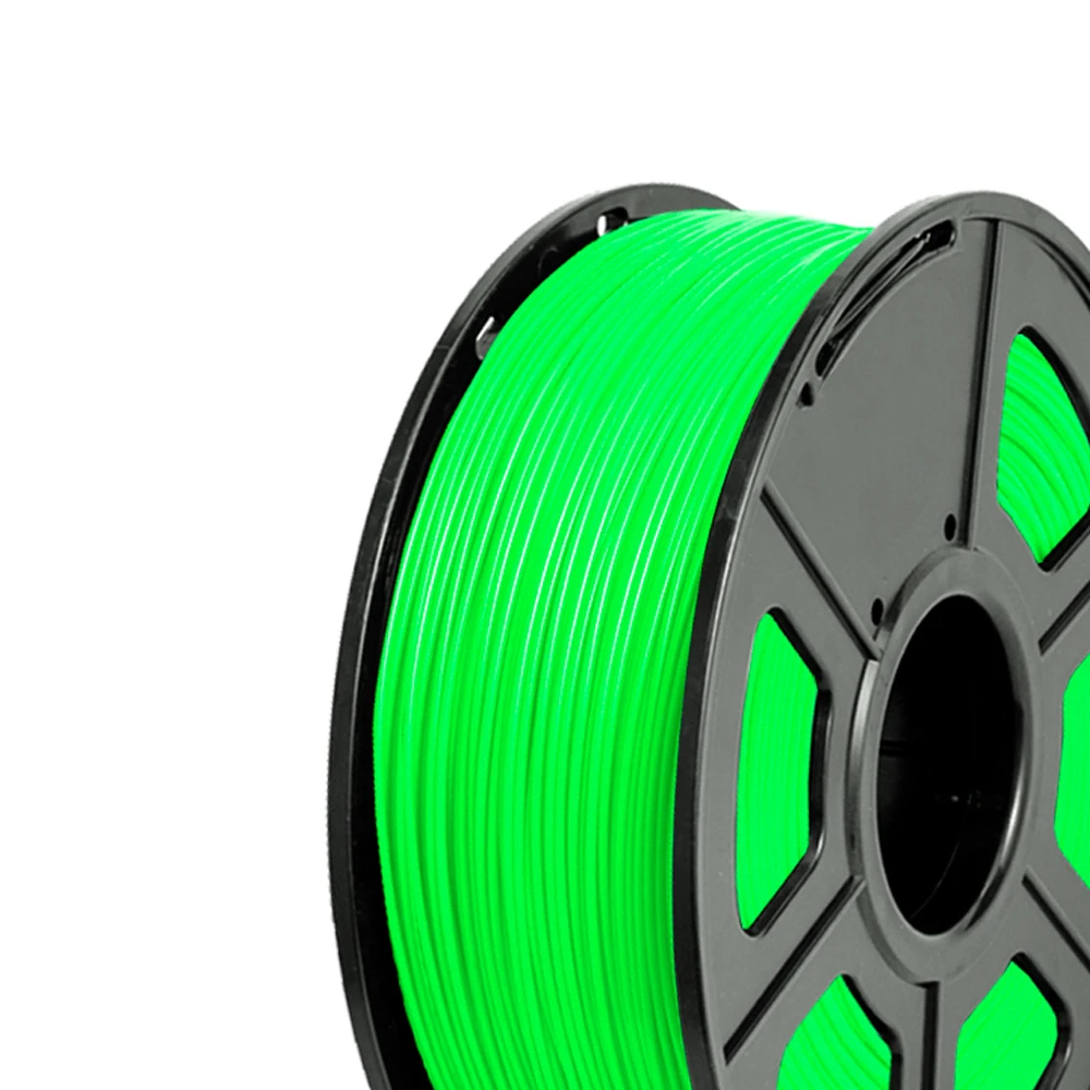 3D волоконного принтера флуоресцентный принтер Материал биоразлагаемый материал PLA мазня расходных материалов 1,75 мм Вес нетто: 1 кг 2.2LBS6 Цвета