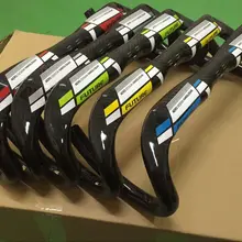 Стиль, руль для шоссейного велосипеда из углеродного волокна, изогнутый руль для шоссейного велосипеда, небольшой гнутый руль, пять цветов