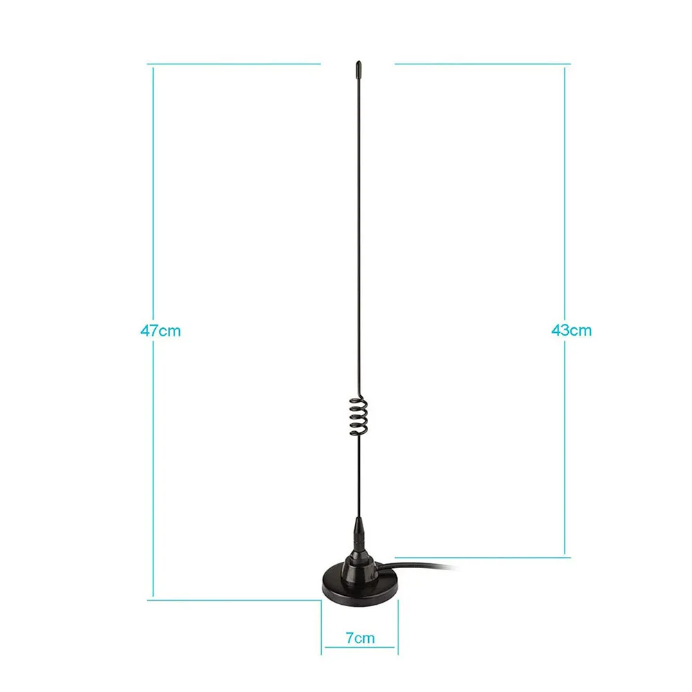Автомобильная двухдиапазонная антенна VHF UHF PL259 с разъемом CB радио двухсторонняя