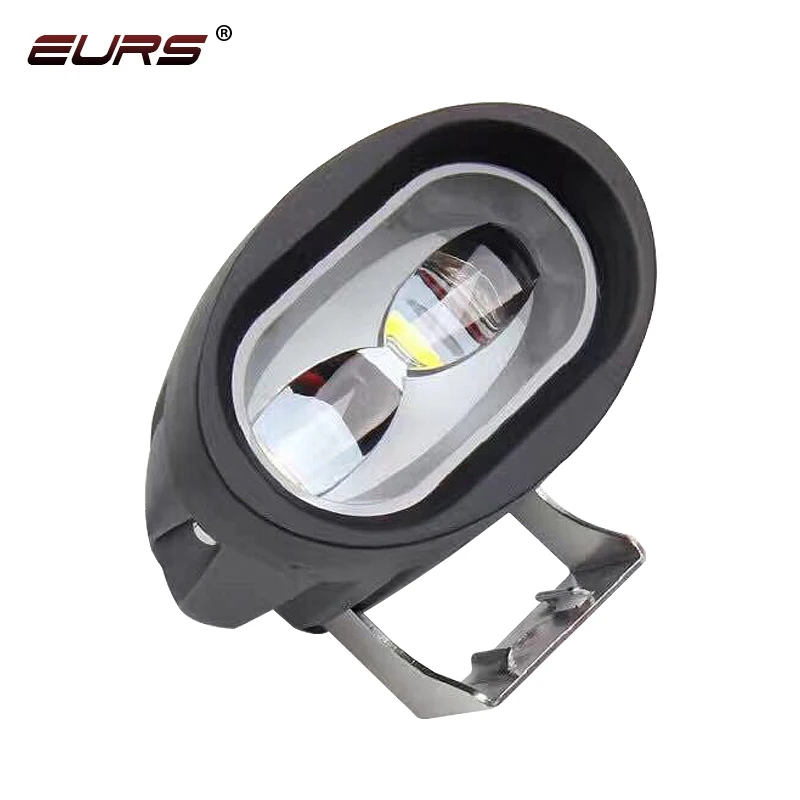 EURS 20 Вт, высокая мощность, 12-80 в, 6D, мотоциклетный головной светильник, Автомобильные светодиодные лампы для работы, противотуманный светильник, Точечный светильник, универсальная фара для мотоцикла