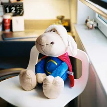 35-45 см плюшевая игрушка милый мультяшный креативный Супермен овечка плюшевая кукла овечка на День Святого Валентина подарок на Рождество