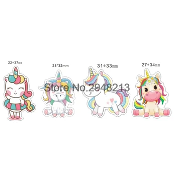

1.2inch Mixed Animal flatback planar resins cartoon Unicorn flat back planar resin for diy decoration craft 50pcs RET1561