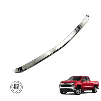

ABS Chrome Front Grille Decoration Trim Strip For Chevrolet Silverado 1500 2019 2020 Car styling Accessories