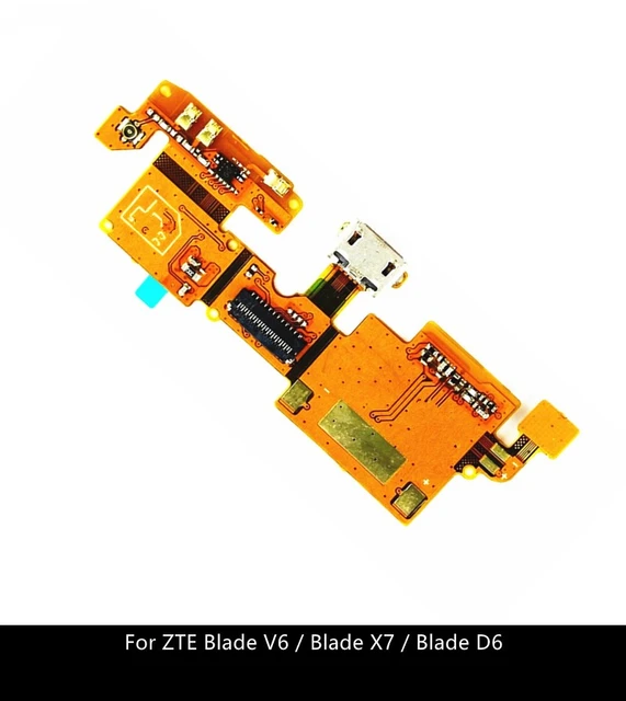 منفذ الشاحن الأصلي لـ ZTE Blade V6 / Blade X7 / Blade D6 ، منفذ شحن USB ،  موصل قاعدة ، أجزاء إصلاح الكابلات المرنة الكاملة - AliExpress