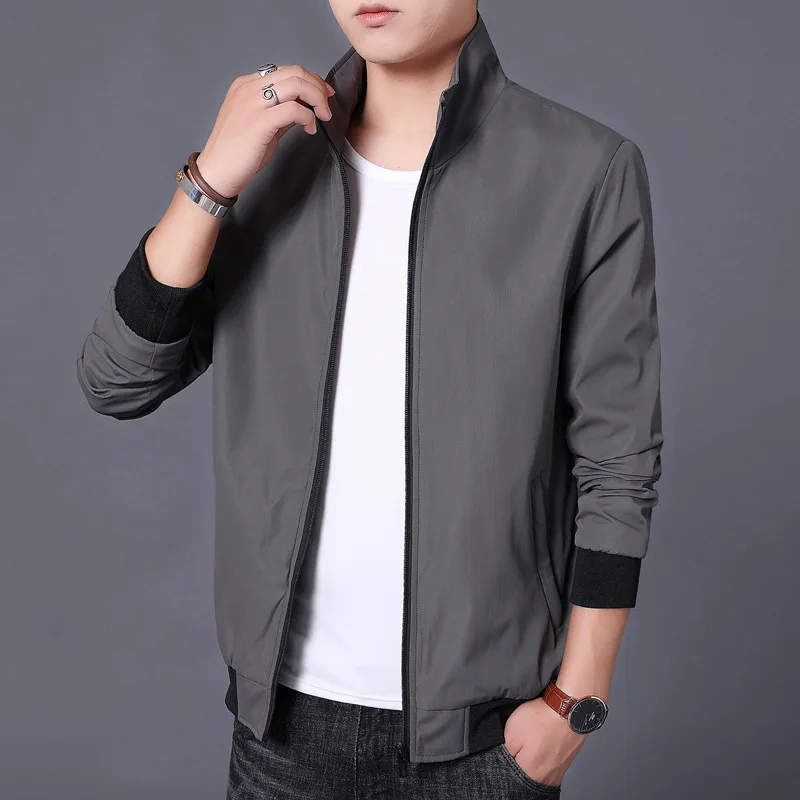 Mrmt 2022 Brand New Men's Stand Collar Casual Stand Collar Jacket Top