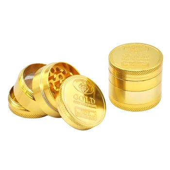 

Tobacco Herb Spice Grinder 4 Layers Herbal Smoke Crusher Alloy Herbal Grinder Spice Weed Cutter JS23