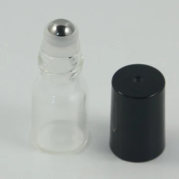 

Wholesale 100pcs 3ml Mini Roll On Clear Glass Perfume Bottles