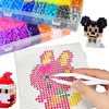 48 Colors Box Set Hama Beads 5mm DIY Toys Ironing Beads 5mm Educational Kids Diy Toys Fuse Beads Pegboard Sheets Free shipping 5