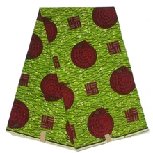 Miss. L Новое поступление африканская восковая хлопковая ткань высокого качества восковая Ткань 6 ярдов/шт для платья HL19S12057