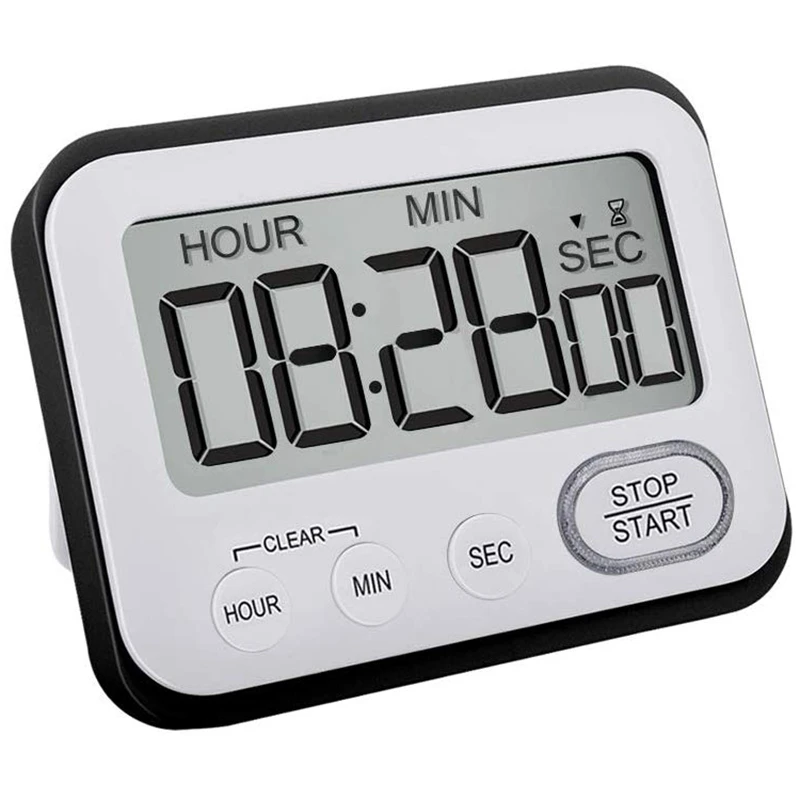 Digital Kitchen Countdown Timer Teachers Classroom Counter Large Lcd Loud Netic Clip Kids Simple Clock Mini Small Stopwatch Kitchen Timers Aliexpress