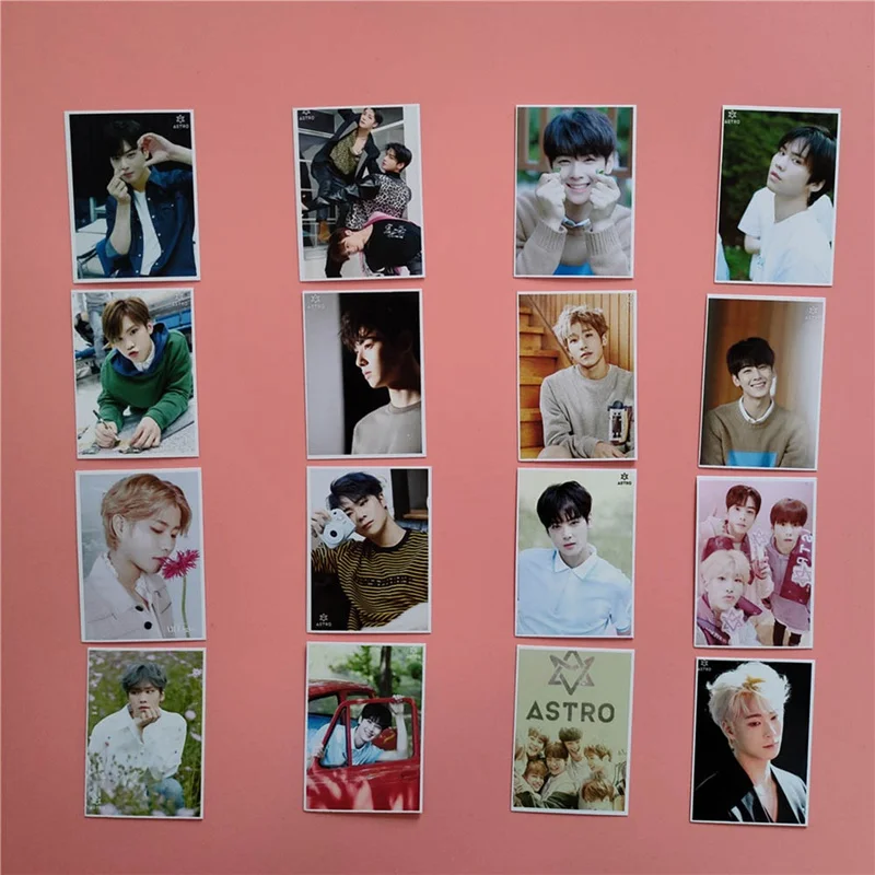 16 шт. Корейский KPOP Астро фотоальбом самодельная бумага ЛОМО карта Фотокарта
