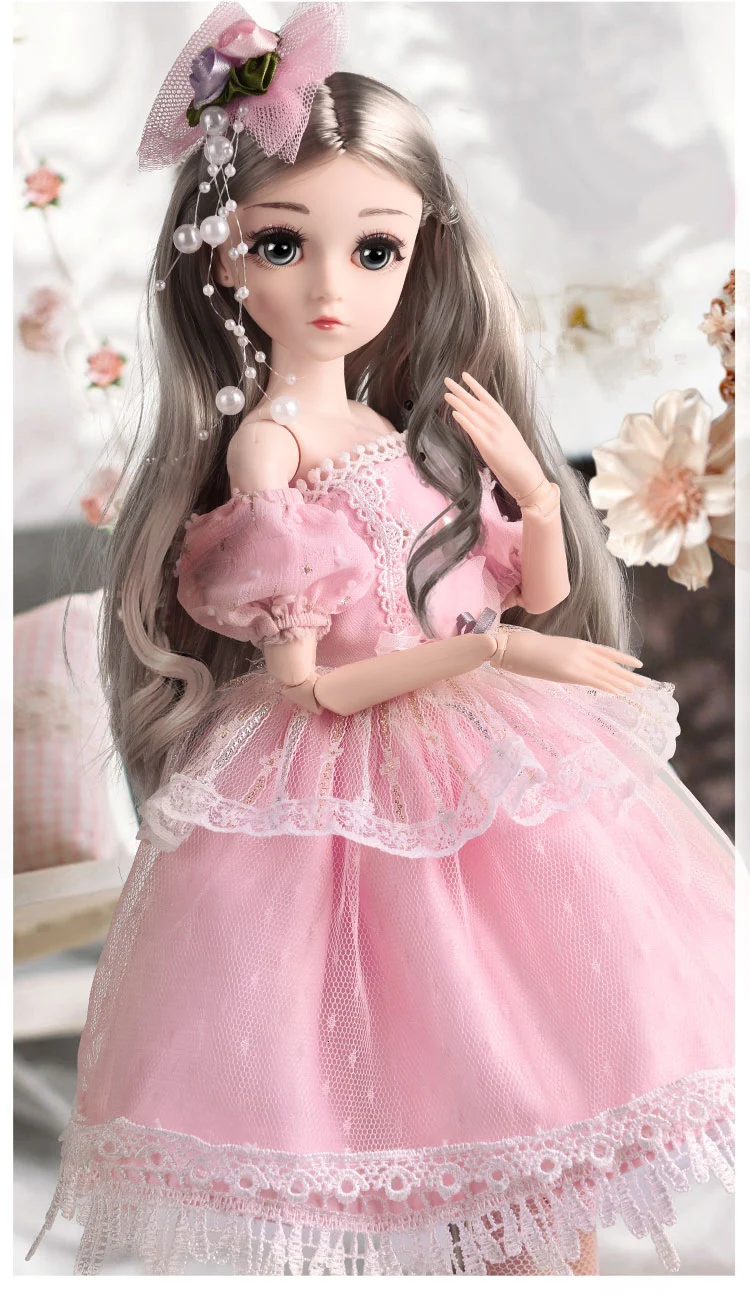 DU JU MU BJD кукла, 1/4 SD куклы 18 дюймов 18 шаровые шарнирные куклы с одеждой наряд обувь парик волосы макияж лучшая игрушка подарок для девочек