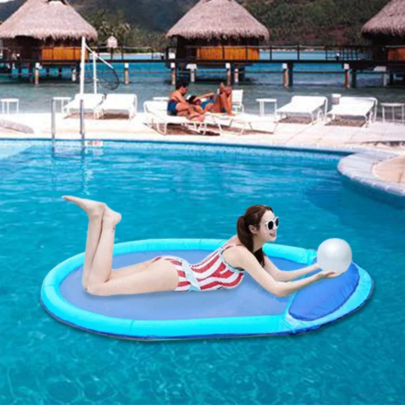 Надувной складной поплавок надувной матрас водный плавающий стул пляжная кровать бассейн шезлонг-игрушка гамак лежа ПВХ плавательный круг