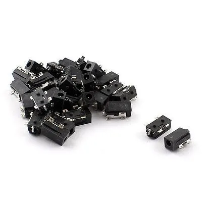 

30pcs 4 Pins Surface Mount Soldering 2.5mm Female Audio Socket Connector