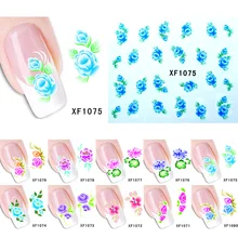 Наклейка для ногтей Женская цветная переводная наклейка переводная вода маникюр Дизайн ногтей Наклейка s украшение дизайн Прямая поставка TSLM1