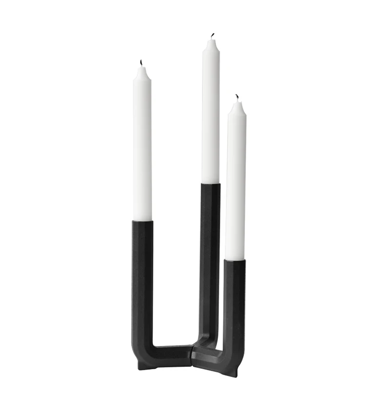 

Metal Luxury European Candle Holders Centerpieces Bar Romantic Centros De Mesa Candlelight Dinner Decor BB70ZT