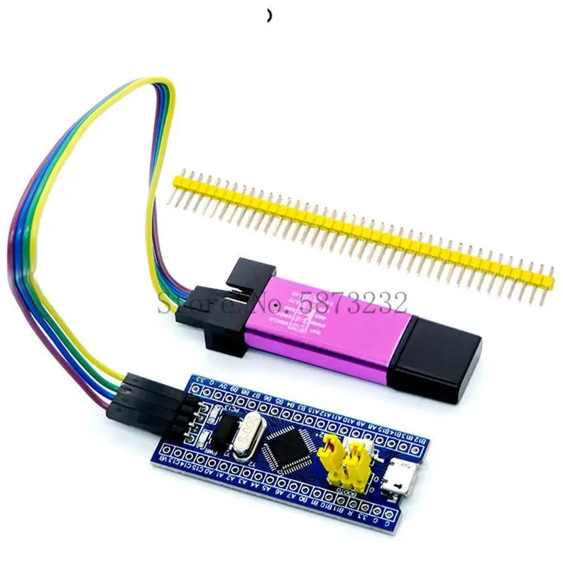Программатор STM32F103C8T6 ARM STM32, минимальный Модуль платы разработки системы + ST-Link V2 Mini STM8, программатор, программатор