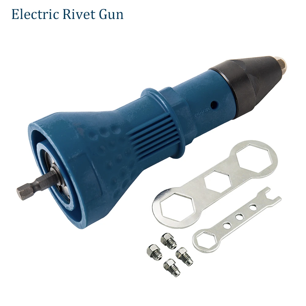 Multifunction Nut Electric Gun Cordless Drilling Adaptor Insert Riveting Tool