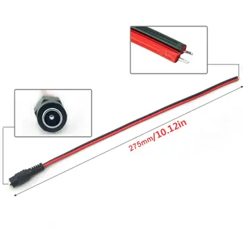 

5.5mm/2.1mm DC Power Cord Male Power Connector DC Power Adapter Male Coaxial Power Connector Barrel Connector