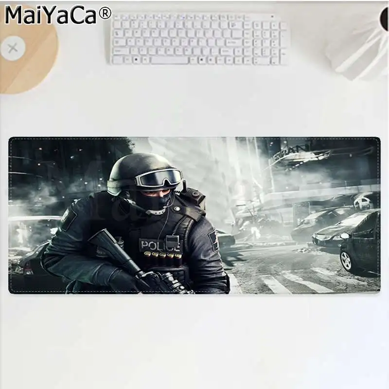 Lock Edge 30x80cm MaiYaCa высокое качество CS GO геймер Блокировка края коврик для мыши игра большой коврик для мыши клавиатуры коврик - Цвет: Lock Edge 30x80cm