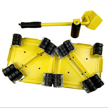 

5pcs Triangle Iron Mover Furniture Moving Tool Heavy Object Handling Tool Household Furniture Mobile Device