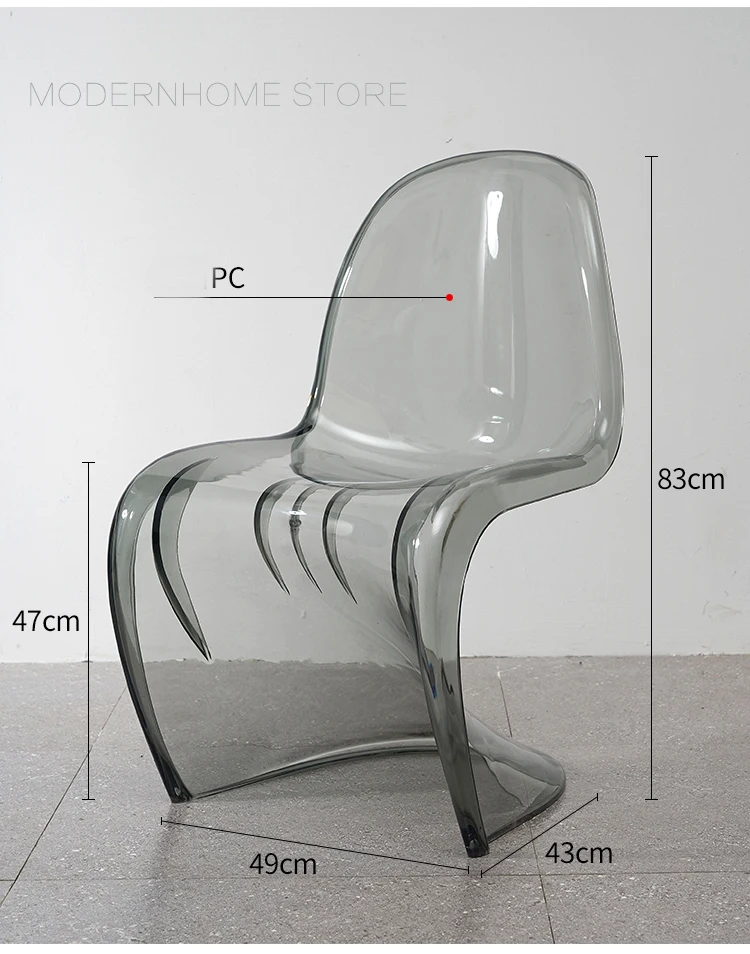 Хрустальный скандинавский красивый современный классический дизайн прозрачный дымчатый алмаз обеденный боковой офисный Конференц-зал закрытый боковой стул 1 шт