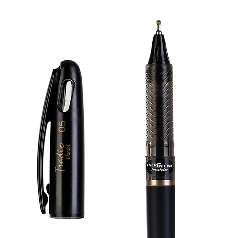 3 штуки Pentel BLN115 ручка tradio 0,5 мм модные чернила для гелевой ручки внутри Япония гладкая и быстросохнущая