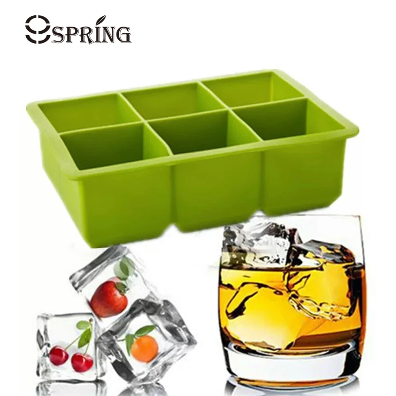 Star Shape Kitchen Silicone Kitchen Ice Cube Square Tray Popsicle Wine Mold YU 