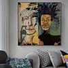 Two Heads by Jean-Michel Basquiat Printed on Canvas 4