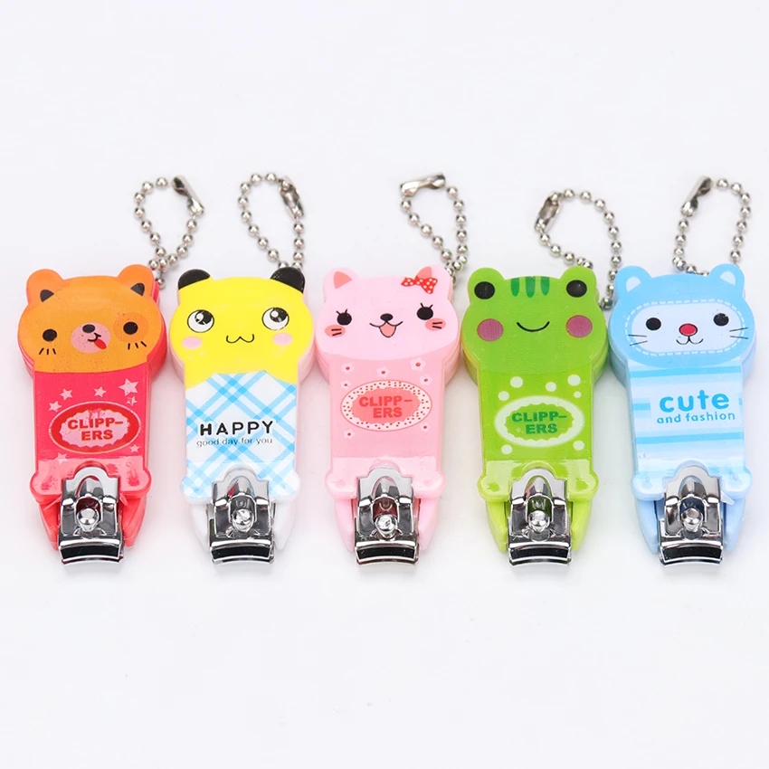 1 шт. портативные дорожные милые животные из нержавеющей стали маникюрные