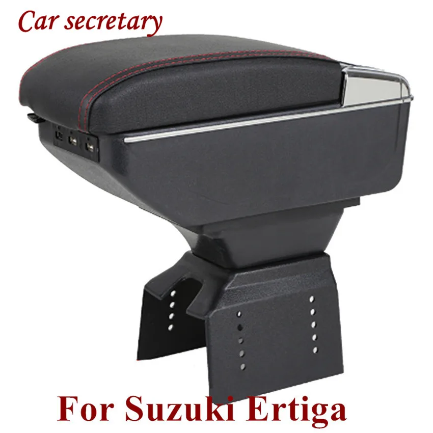 

For Suzuki Ertiga Armrest Car Interior Storage Box Accessories USB Arm Rest Center Console Decoration Automobile Interior